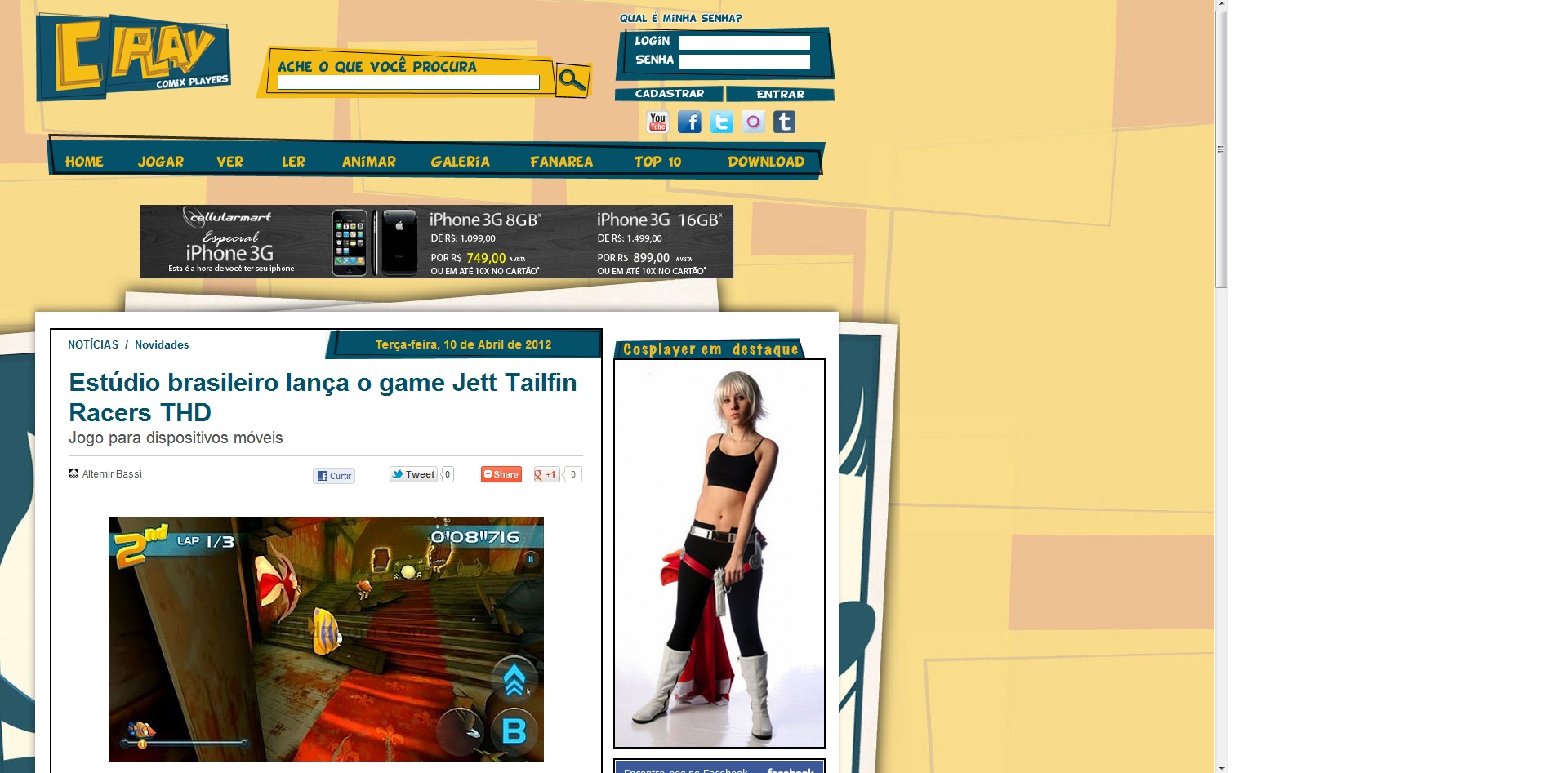 Jett Tailfin featured on CPlay!